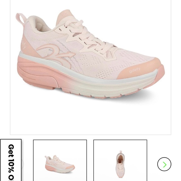 Gravity Defyer Women's GDEFY Lauff Athletic Shoes Pink Sneakers - Picture 1 of 7